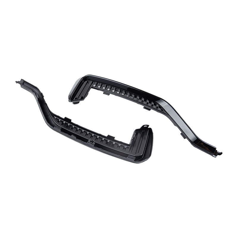 Adorno de cortina de aire para parachoques trasero deportivo LH+RH brillante negro para XC60 2022-2024 OE 32136214
